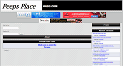 Desktop Screenshot of peepsplace.com